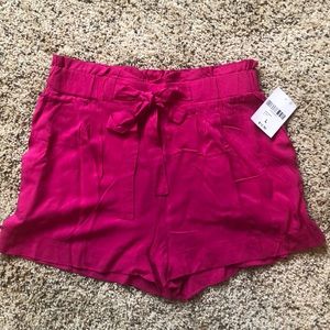 Hot pink shorts